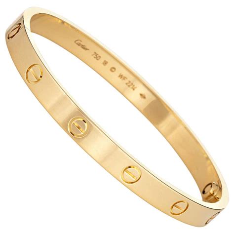 cartier silver love bracelet|pre owned cartier love bracelet.